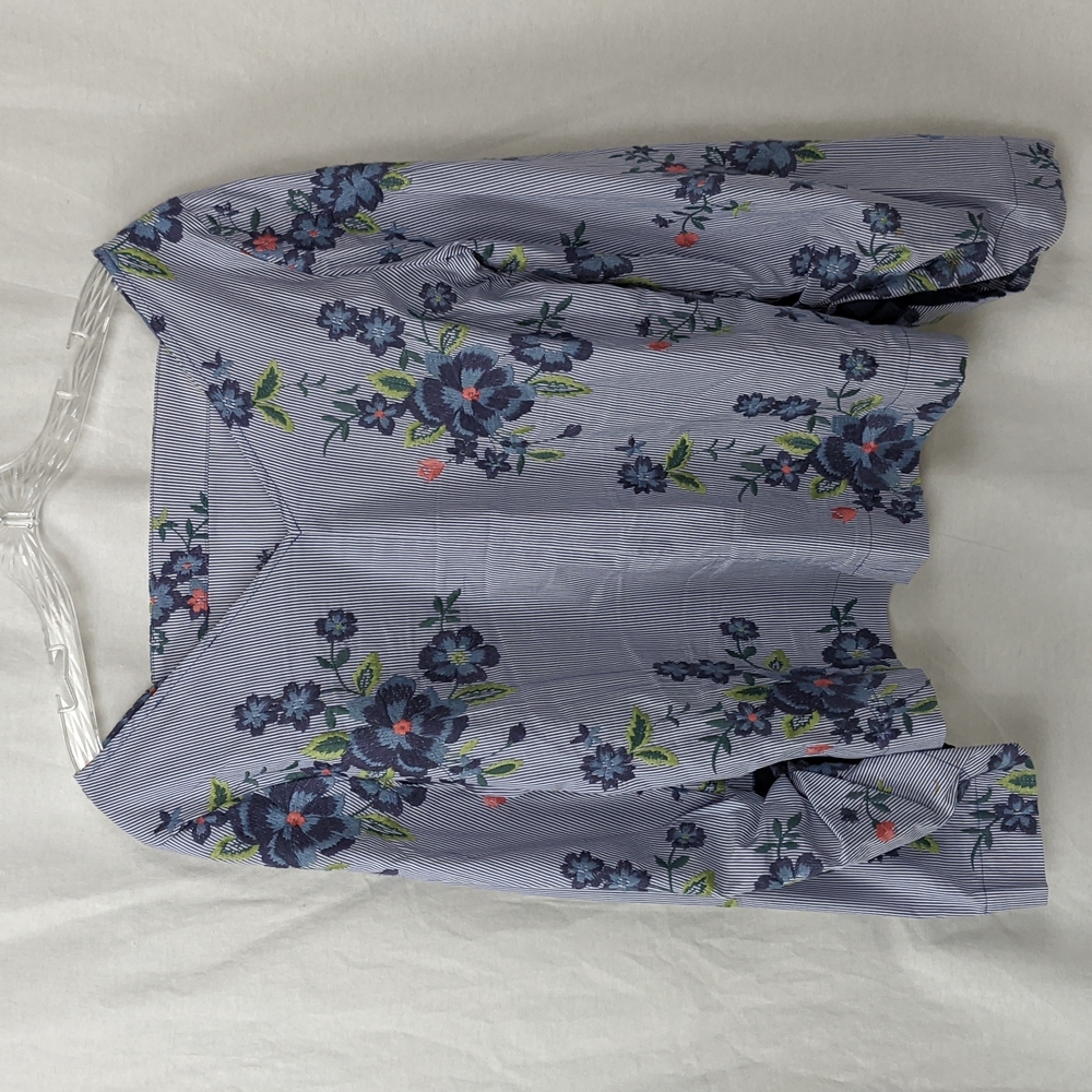 LAUNDRY BY SHELLI SEGAL RUCHED SLEEVE BLOUSE - Picture 3 of 5